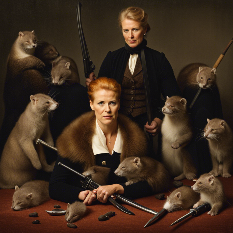 Prime Minister Mette Frederiksen kills minks.png