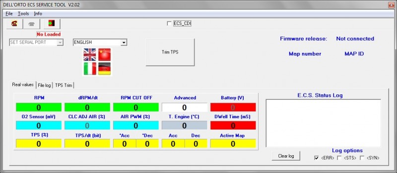 DELL'ORTO ECS SERVICE TOOL V2.02