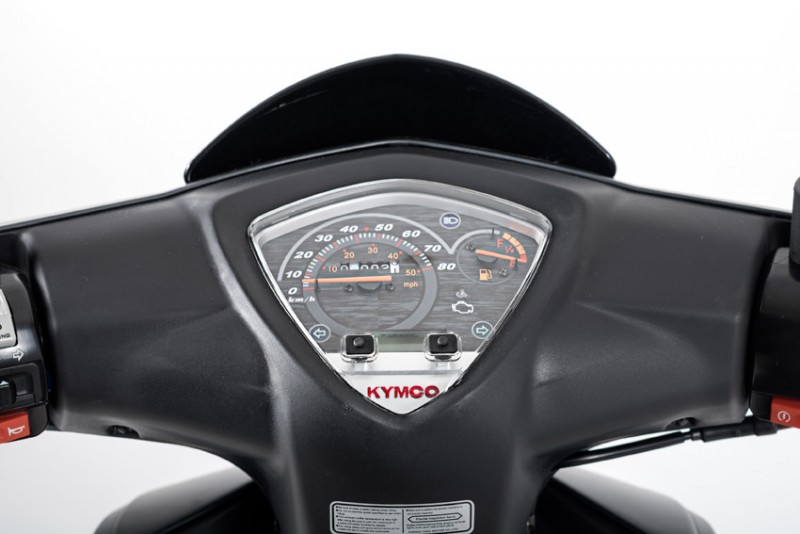 Kymco Super 8 euro-4 instrumentpanel med motorlampe