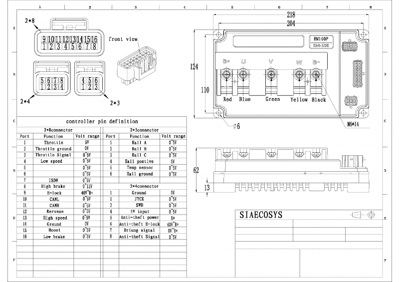 EM-100P drawing