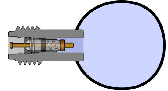 Schrader ventil animation