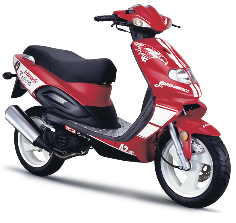 scootere med 50 cm³ motor